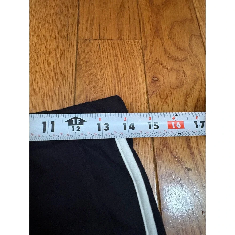 Old Navy Kids XL 14-16 Black White Contrast Trim Dolphin Shorts Activewear